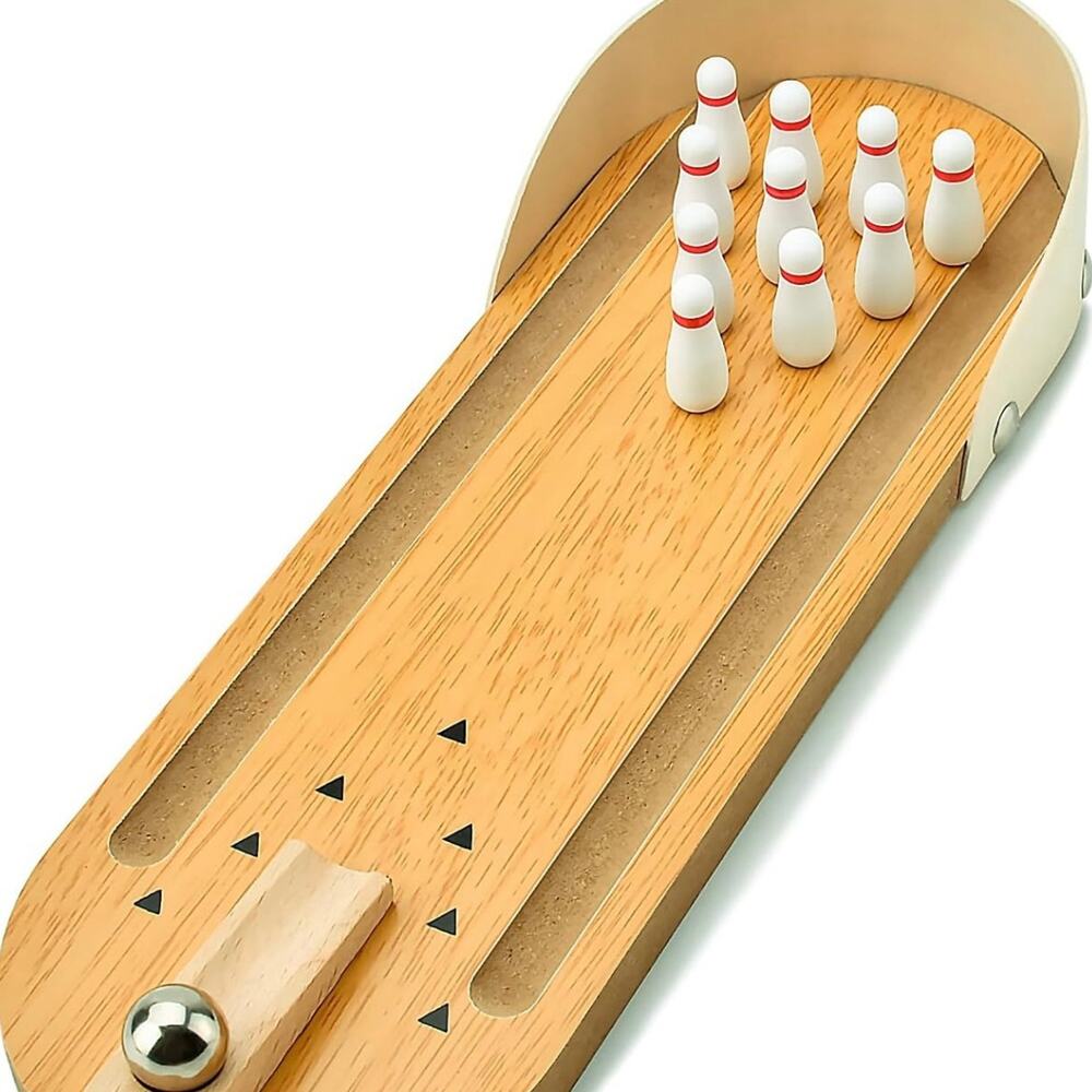 Tabletop Mini Bowling‎ Game Set,Funny White Elephant Gifts